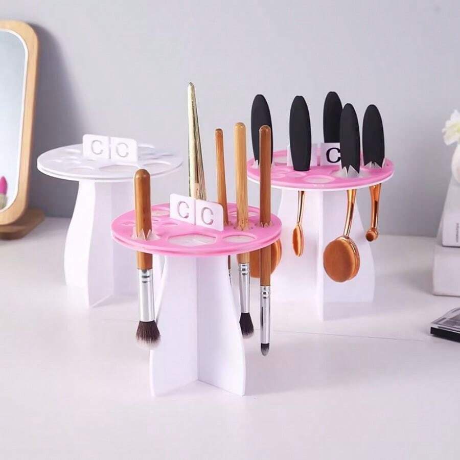 Support de séchage-rangement pinceaux de maquillage