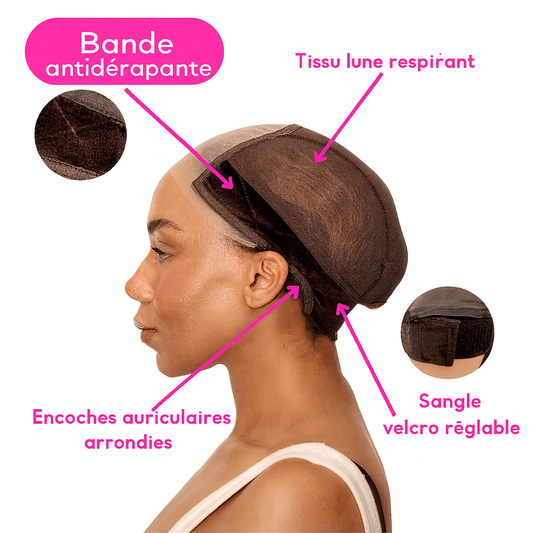 Bonnet de maintien pour perruque( 1 acheté + 1 Offert)