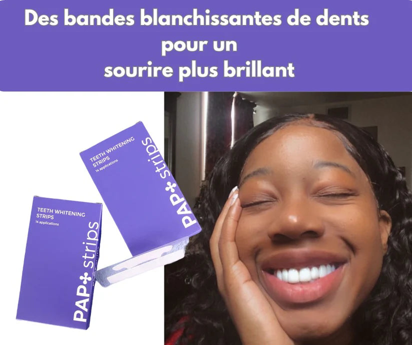 Bande de blanchiment des dents