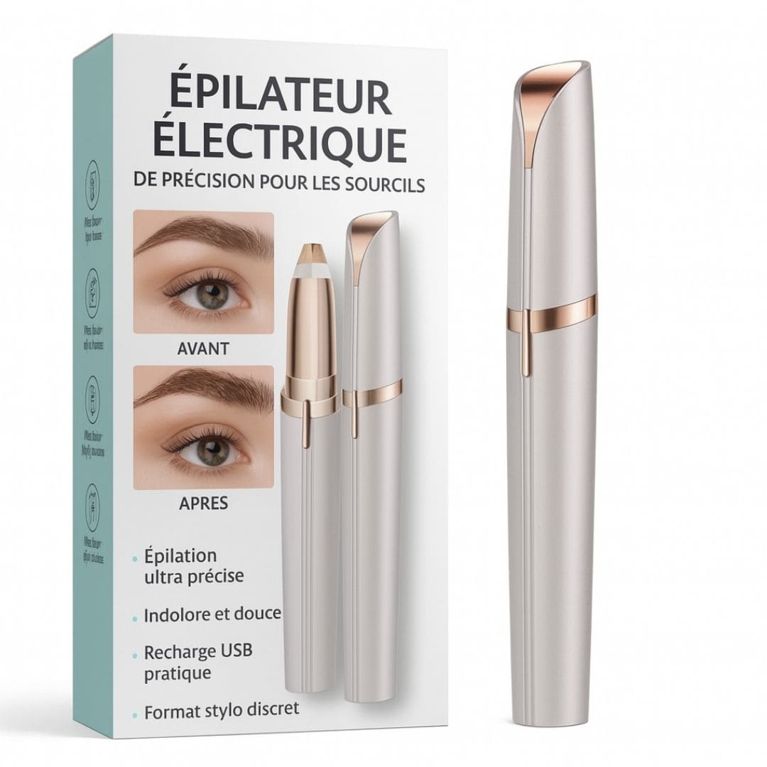 Épilateur électrique de précision pour les sourcils